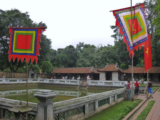 einer der Höfe des Tempels