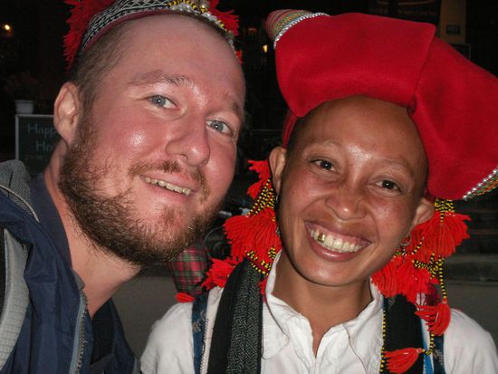 rotes Kapperl und rotes Gsicht ... passt 