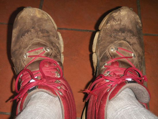 ... meine treuen Wanderschuhe!