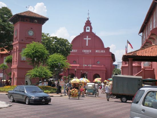 Der Stadtkern mit holländischer Kolonialarchitektur