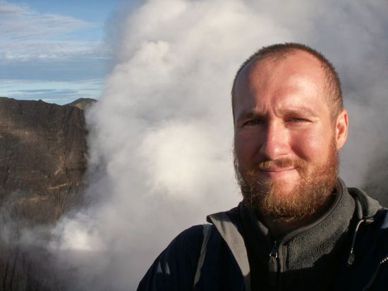 der bärtige Mann und der Vulkan. Ein Stoff, aus dem Romane entstehen können 