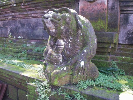 he seems to be happy! )