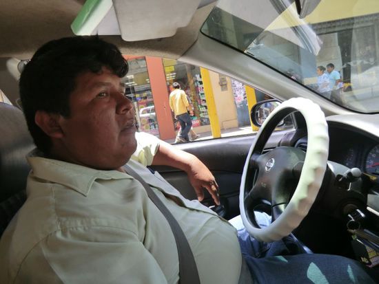 unser erster loco-en-el-coco, (verrückter) taxi-driver