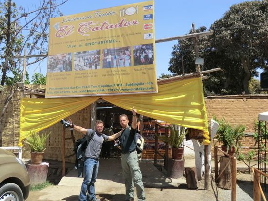 paparazzi on tour in "el-catator" - bodega abseits von ica