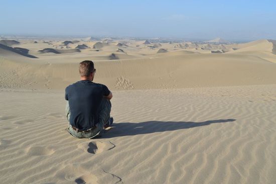 ein mann und seine dünen