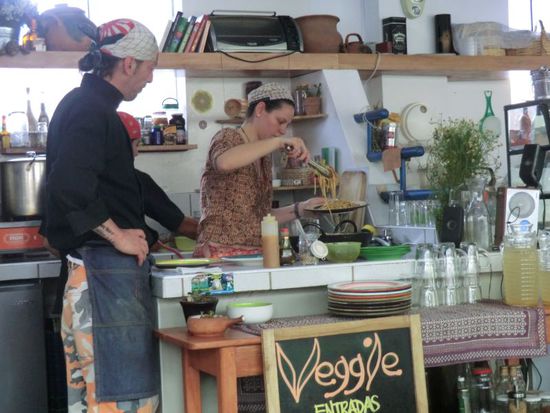 Die beiden hoch motivierten Küchengurus aus Lima.