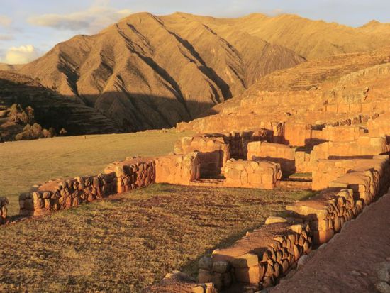 Tolles Stimmungsbild mithilfe der untergehenden peruanischen Sonne.