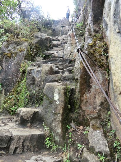 inka-stufen.
zahlreich, wiederkehrend, anstrengend.
wenigstens schaffen wir so schnell die 300 höhenmeter.