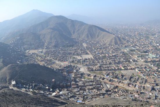 Cerro San Crisstobal - ein Blick über diese unglaublich große Stadt