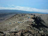 Barafu camp von oben