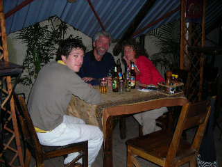 Letztes (hoffentlich nur in Arusha) Zusammensein mit Franz und Erika