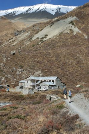 Das Tilicho Base Camp. Sieht zwar ganz huebsch aus, aber war mit abstand das ungemuetlichste Teahouse auf dem ganzen Weg. Aber es war ja nur fuer eine Nacht.