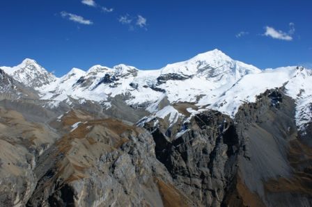 Klare Aussicht kurz vor dem High Camp.