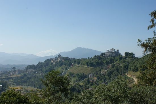 Blick zurueck auf unserem Weg ins Tal