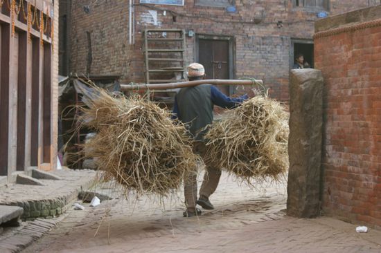 Solche Sujets sind oefters anzutreffen in Bhaktapur.