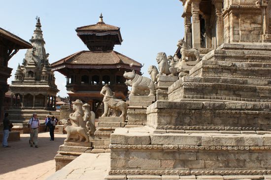 Blick auf den Durbar Square.