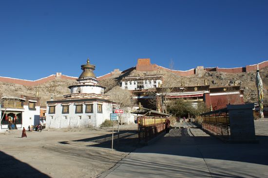 Eingang zur Klosteranlage Palkhor