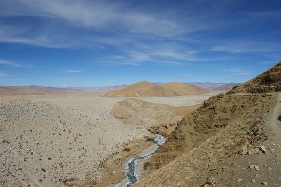 Unterwegs von Rongbuk nach Old Tingri.