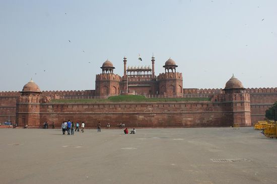 Das Haupttor des Red Fort.