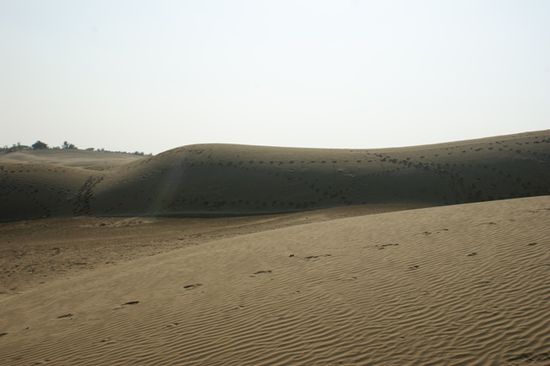 Die erste Sandduene