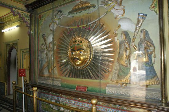 Sonnenbildnis im City Palace