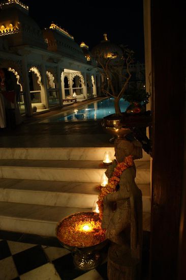 Es gab sogar einen Pool auf dem Dach.