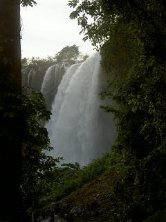 Wasserfall von der Seite