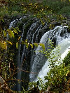 Wasserfall von oben