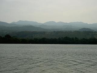 Die Lagune mit den Bergen
