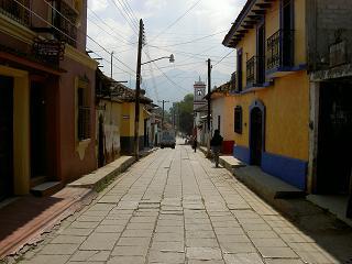 Eine der Gassen in San Cristobal