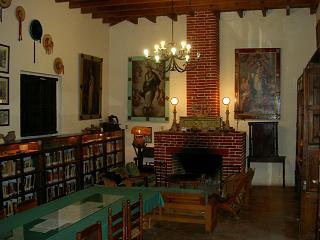 Die alte Bibliothek von Na Bolom