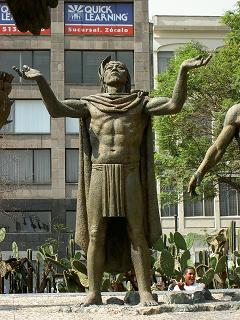 Aztekenstatue