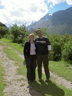 Wir zwei am Wandern