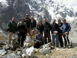 Die Gruppe am Pass (4600m hoch)
