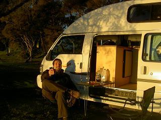 Auf unseren Camper!