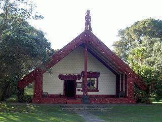 Maori Meeting House (Versammlungshaus der Maoris)