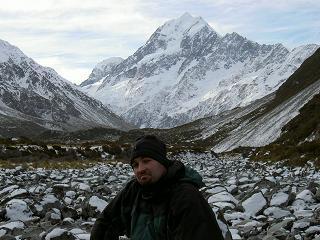 ..und kamen schliesslich vor dem Mount Cook heraus.