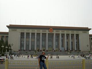 Eins der kommunistischen Gebäude: Die große Halle des Volkes