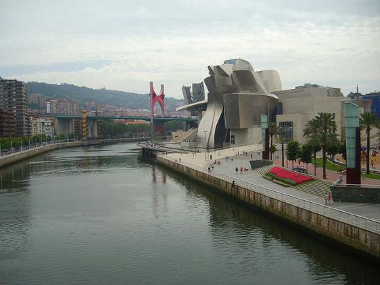Blick aufs Guggenheimmuseum