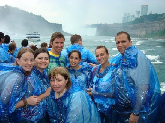 Meine Gruppe...und ja..es war sehr nass auf dem Boot 