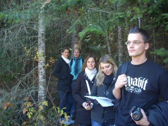 Die deutsche Gruppe...