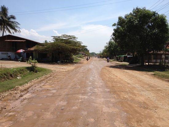 Die Strasse zum Buddha Park