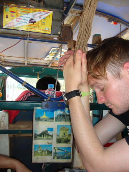 Noch ein wenig Abhängen im Tuk Tuk...