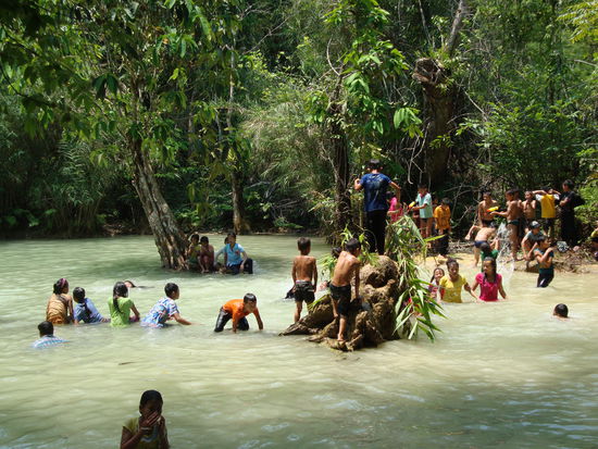 Ein Paradies für Kinder an diesem Feiertag.