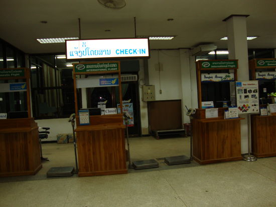 In Luang Prabang läuft alles noch analog, wie z.B. die Waage