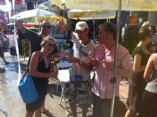 eine kurze Bierpause machen und danach kann