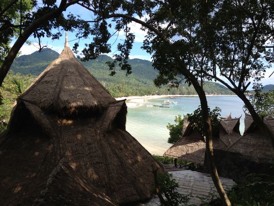 Ausblick von unserem Bungalow.
