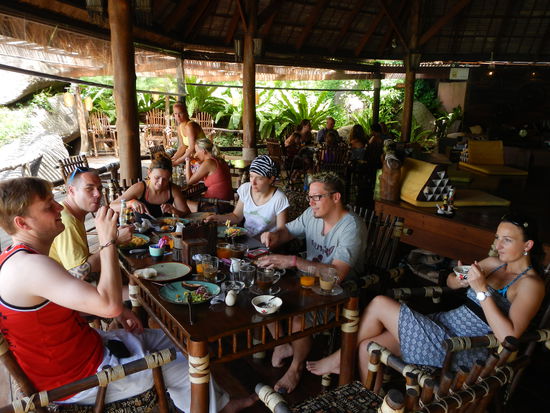 Frühstück im Cabana... und