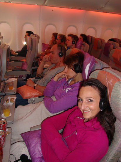 Für die "Holzklasse" ist es im A-380 recht angenehm...