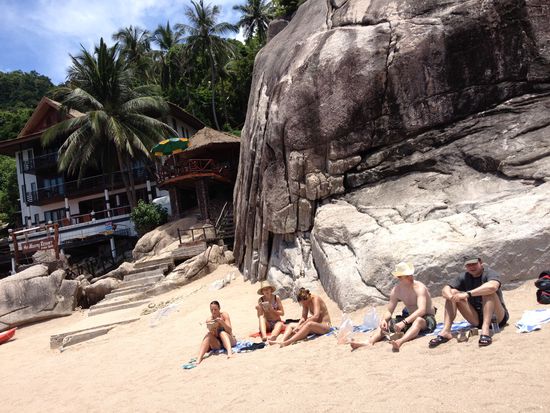 Beim Essen sind alle immer irgenwie ruhig... auch Matthias 